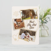 ドッグ最高のパパEverフォトホリデーカード カード (スタンド正面)