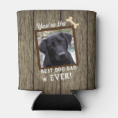 ドッグ最高のパパEver One Photo 缶クーラー (裏面)