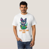 ドッグ最高のパパEver Tシャツ – かわいいギフトアイディア (正面フル)