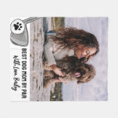 ドッグ最高のマママバイパーゴルフフリースブランケット フリースブランケット (正面(横))