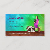 ドッグ歩く名刺 名刺 (裏面)