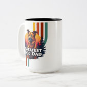 ドッグ素晴らしパパ ツートーンマグカップ (正面左)