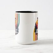 ドッグ素晴らしパパ ツートーンマグカップ (中央)