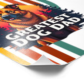 ドッグ素晴らしパパ フォトプリント            (角)