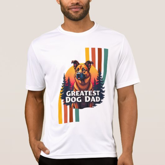 ドッグ素晴らしパパ Tシャツ (正面)