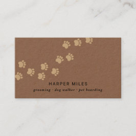 ドッグ素朴シッターポーパス名刺 名刺