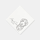 ドッグ結婚ズカクテルナプキンス応援ゴルデンドール スタンダードカクテルナプキン (角)