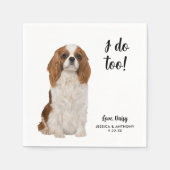 ドッグ結婚ズカクテルナプキン スタンダードカクテルナプキン (正面)