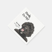 ドッグ結婚ズカクテルナプキン スタンダードカクテルナプキン (角)