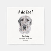 ドッグ結婚ズカクテルナプキン スタンダードカクテルナプキン (正面)