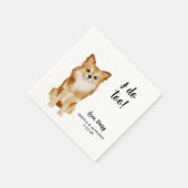 ドッグ結婚ズカクテルナプキン スタンダードカクテルナプキン (角)