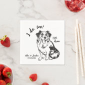 ドッグ結婚ズカクテルナプキン スタンダードカクテルナプキン (インサイチュ)