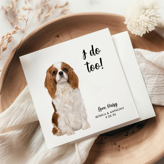 ドッグ結婚ズカクテルナプキン スタンダードカクテルナプキン