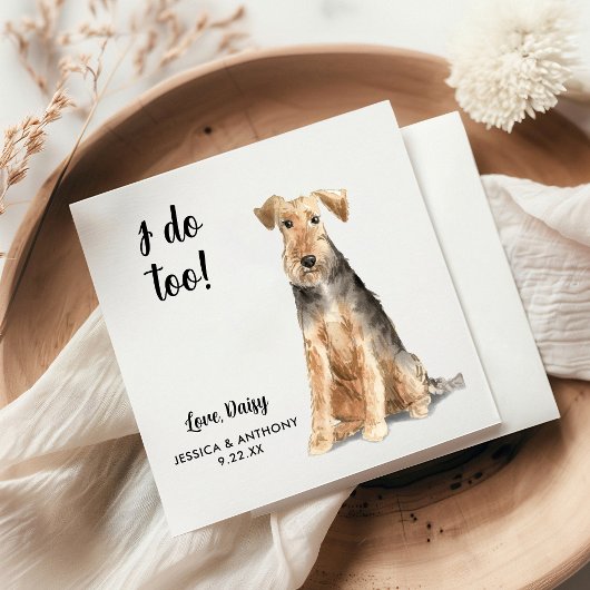 ドッグ結婚ズカクテルナプキン スタンダードカクテルナプキン