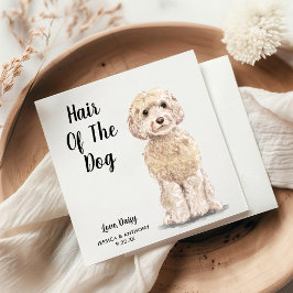 ドッグ結婚ズカクテルナプキン スタンダードカクテルナプキン