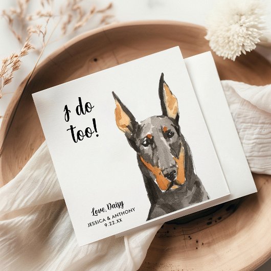 ドッグ結婚ズカクテルナプキン スタンダードカクテルナプキン