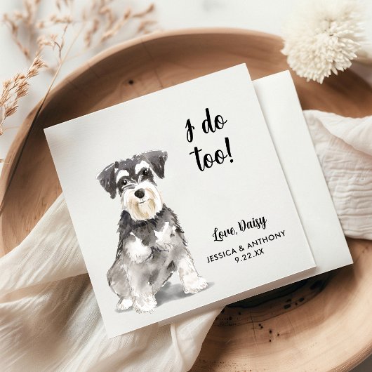 ドッグ結婚ズカクテルナプキン スタンダードカクテルナプキン