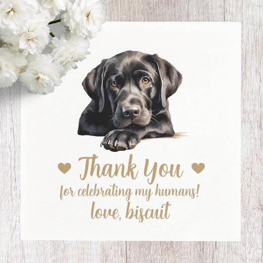 ドッグ結婚ズカクテルナプキン スタンダードカクテルナプキン