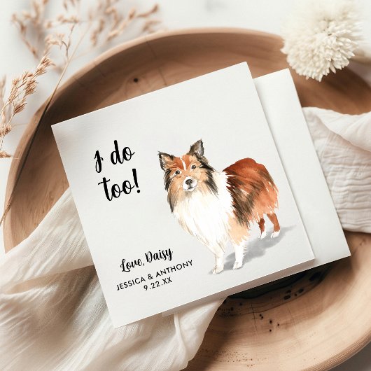 ドッグ結婚ズカクテルナプキン スタンダードカクテルナプキン