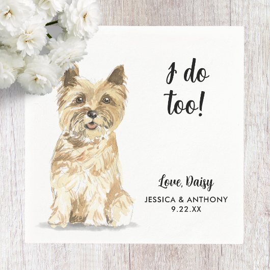 ドッグ結婚ズカクテルナプキン スタンダードカクテルナプキン