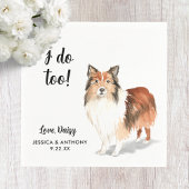 ドッグ結婚ズカクテルナプキン スタンダードカクテルナプキン