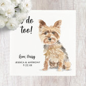 ドッグ結婚ズカクテルナプキン スタンダードカクテルナプキン