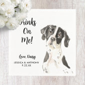 ドッグ結婚ズカクテルナプキン スタンダードカクテルナプキン