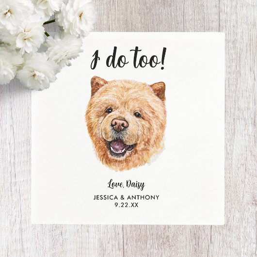 ドッグ結婚ズカクテルナプキン スタンダードカクテルナプキン