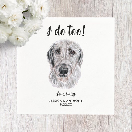 ドッグ結婚ズカクテルナプキン スタンダードカクテルナプキン