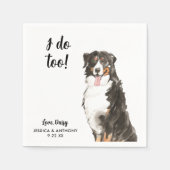 ドッグ結婚ズカクテルナプキン スタンダードカクテルナプキン (正面)