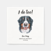 ドッグ結婚ズカクテルナプキン スタンダードカクテルナプキン (正面)