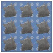 ドッグ芸術的ズ – Schipperke ファブリック (見本)