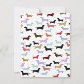 ドッグ誕生日招待状 招待状 (裏面)