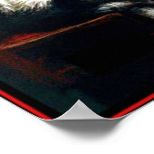 ドッグ遊ズトランプのポーカーヴィンテージC Mクーリッジプリント ポスター (角)