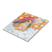 ドッグ129ゴールデンレトリバー タイル (側面)