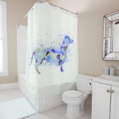 ドッグ160ダックスシュント シャワーカーテン (インサイチュ)