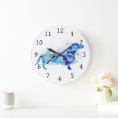 ドッグ160テクケルダシュント ラージ壁時計 (ホーム)