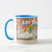 『ドッグ·アンド·レインボー·グラフィティ』 マグカップ (左)