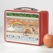 『ドッグ·アンド·レインボー·グラフィティ』 メタルランチボックス (インサイチュ)