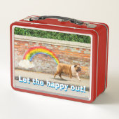 『ドッグ·アンド·レインボー·グラフィティ』 メタルランチボックス (裏面)