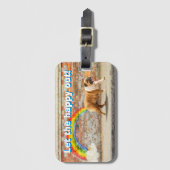 『ドッグ·アンド·レインボー·グラフィティ』 ラゲッジタグ (正面縦)