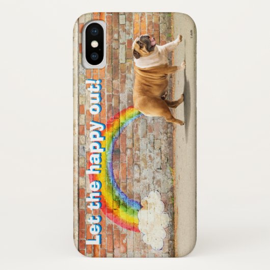 『ドッグ·アンド·レインボー·グラフィティ』 Case-Mate iPhoneケース (裏面)