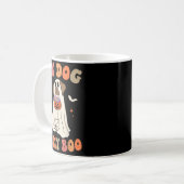 ドッグ・イズ・ブー おばけ ハロウィン 犬好き グルーヴィー コーヒーマグカップ (正面左)