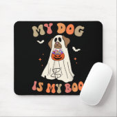 ドッグ・イズ・ブー おばけ ハロウィン 犬好き グルーヴィー マウスパッド (マウス)