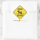 ドッグ・オン・ボード スクエアシール (バッグ)