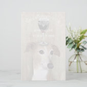 ドッグ·オー·ビン·グレイハウンド 便箋 (スタンド正面)