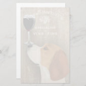 ドッグ·オー·ビン·ビーグル 便箋 (正面/裏面)