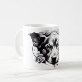 ドッグ&キャットコーヒーマグデザイン コーヒーマグカップ (正面左)