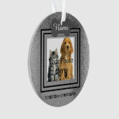 ドッグ/キャットシルバーパーフェクト・メモリーズ オーナメント (正面)