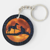 ドッグ・キャット・アンド・ムーン キーホルダー (裏面)